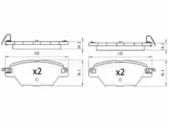 ������� ��������� (�����) Mazda CX-8 17-22 / CX-9 15- SAT ST-28-0119, ������ ST280119 ����