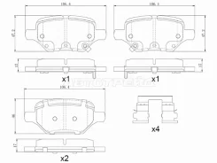 ������� ��������� (�����) Opel Mokka 12-15 SAT ST-28-0272, ������ ST280272 ����