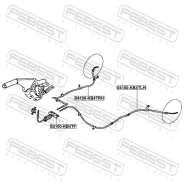 ���� ������� ������� ������ Mitsubishi L200, L200 Sportero KA, B0# 2005.05-2015.03 [GE] 04100-KB4TRH Febest 04100-KB4TRH 04100-KB4TRH 04100KB4TRH ����