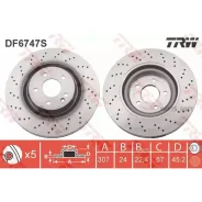 ���� ��������� �������� BMW X1 (F48) 1.8 9/15- DF6747S TRW DF6747S DF6747S ����