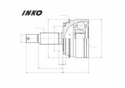 ���� ������� 27/27 | ����� | | 320162 | Nissan�Terrano�II�(R20)��1996. �05- INKO 320162 ����