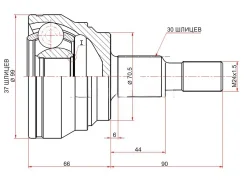 ���� (�������/ �����) Mercedes-Benz M-Class 05-11 / GL-Class 06-12 SAT ME-209, �������� ME209 ����