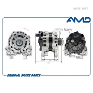 ��������� (110A) (POLY-V6) Volkswagen (Polo ����� V 612, 614) (1,6) (2010-) Skoda (Rapid III NH3) (1,6) (2012-) (110A) AMD Amdel1119 AMD Amdel1119 AMD...