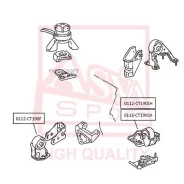������� ��������� Toyota Carina -97 ASVA 0112CT190F 0112CT190F ����