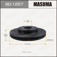 ���� ��������� Toyota Auris -18 �����. Masuma BD1257 BD1257 ����