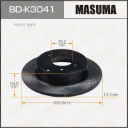 ���� ��������� KIA Optima IV ����. (� ����. 2 ��. ) Masuma BDK3041 BDK3041 ����