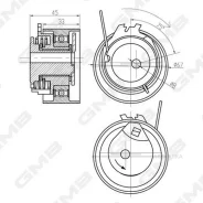����� �������� GMB GTB0370 JEEP, Chrysler 2,4 00- GMB GTB0370 GTB0370 ����
