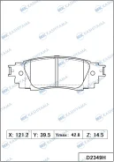 ������� ��������� �������� Toyota Camry (_V7_, _VA7_, _VH7_) D2349H MK Kashiyama D2349H D2349H ����