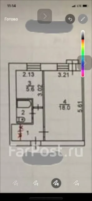1-���������, ����� ������ 66/2. ��������, 30���.��., 4/5 ����. ���� �������� ����