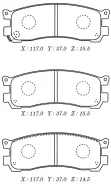 ������� ��������� �������� ����. Mazda MPV 2.0i-3.0i D3079M MK Kashiyama D3079M ����