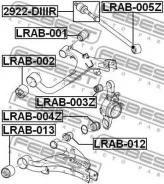 ����������� ���. ������ �����. ���.! Land Rover Discovery III 04 Febest LRAB001 LRAB001 ����