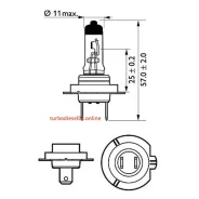 ����� /����� /������ Philips ��� ����������� H7 1255 �� ������; 12972PRC1; (701 EH755 032009) 40593760 Philips 12972PRC1 ����