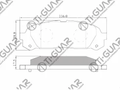 ��������� ������� �������� /������ �������� 4�� /Tiguar ��� Toyota Mark II Chaser Cresta 19962001 Crown GS151 1998; TG467 PN1409 BP21409 0446622150 04...