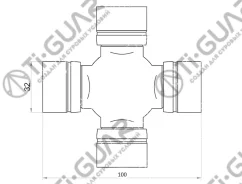 ���������� /Tiguar ��� Nissan Safari /32*100; Tgcjcs029; (TN135 GUN35) 3712501J25 Tiguar TGCJCS029 ����