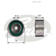 ������������ ����� ������� ��� PowerGrip� Gates T42015 T42015 ����