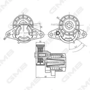 ���������� Renault Duster 10-21 / Logan 04-16 GMB GAT21010 GAT21010 ����