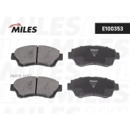 ������� ��������� �������� (��� �������) (����� Semi-Metallic) Toyota Camry 91-96/Celica 2.0 93-99 E100353 Miles E100353 E100353 ����