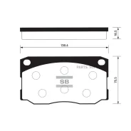 ������� ��������� �������� �������� �����:HI-Q Sangsin Brake SP1080 SP1080 ����