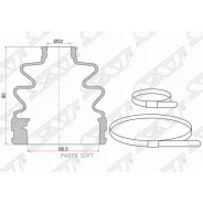 ������� ����� (�����/ �������) Hyundai Elantra 10-16 / Tucson 04-09 SAT C-1688T, �������� C1688T ����