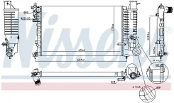 �������� ������� ����������, 940x1000x40 Nissens 67291 67291 ����