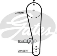 ���. �5268 ������ ��� Gates Gates ���. 5268 095RU19 T-164 (76095*3/4) 5268 ����