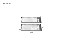 ������ �������� VIC VIC ���. AC203 AC-203 / B727C-89925 AC203 ����