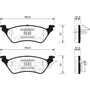 ������� �������� �. Dodge Caravan, Chrysler Voyager/Grand Voyager all 00 Sangsin Brake SP1441 SP1441SNS GDB4130 ! SP1441 ����