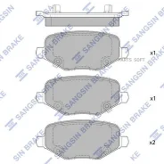 ������� �������� ������! Chrysler Voyager 2.3/3.8/2.8CRD 07 Sangsin Brake SP4079 SP4079 SP4079 ����