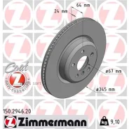 ���� ��������� ! ����. 345x24/64-5x112 BMW F01/F07/F10/F11 2.0-3.0i/D 10 Zimmermann 150294620 150294620 ����