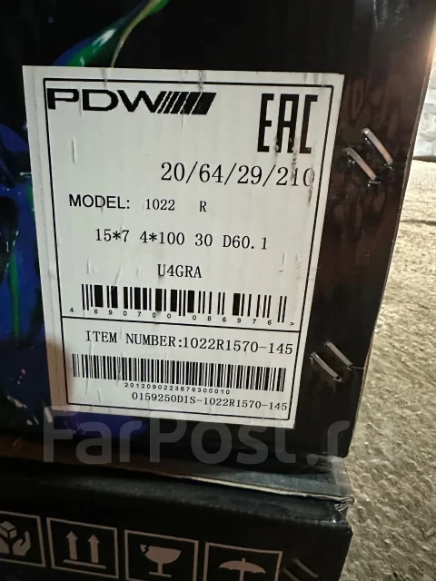 PDW RS. 7.0x15", 4x100, ET30, �� 60,1���. ����