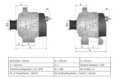 ��������� citroen peugeot Denso DAN515 Citroen / Peugeot: 5702C8 9665577480 9656956280 9649611880 9649611780 9638544280 9638544180 9638543780 5705KZ D...