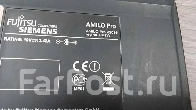 Fujitsu Siemens Amilo Pro V2035. 15.4", 1,6����, ��� 1024 ��, ���� 160���, WiFi: 1, ����������� �� 1��. ����