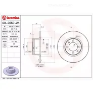 ���� ����. ���. [252x10,5] 4 ���. Brembo 08255924 08255924 ����
