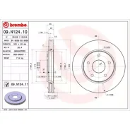 ���� ��������� �������� Chrysler Voyager 07-/FIAT Freemont 11- Brembo 09. N124.11 Brembo 09N12411 09N12411 ����