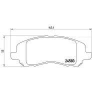������� ��������� �������� �������� Chrysler (BBDC) Sebring 01/07-12/09 / Chrysler 200 Convertible 0 Brembo P18001 P18001 ����