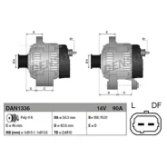 ��������� 14V 90A Denso DAN1336 DAN1336 ����