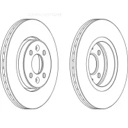 ���� ��������� �������� Renault Megane II/Scenic II /VENT. D=280MM Ferodo DDF1124 Ferodo DDF1124 DDF1124 ����