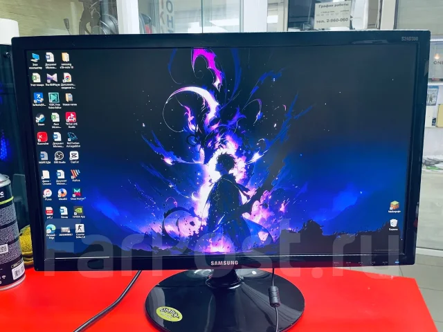 Samsung. 24", ���������� �� (LCD, LED, QLED) ����