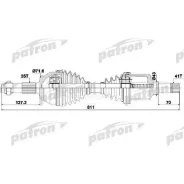 ������� ����� 35X816X41 Citroen Jumper 2,2 HDI 06-, FIAT Ducato 2,2D 2,3D 06-, Peugeot Boxer 2,2 HDI 06- Patron PDS0426 PDS0426 ����