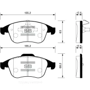 ������� �������� �.! Renault Laguna III 2.0/2.0DCi/3.0/3.5 07 Sangsin Brake SP1516 SP1516 SP1516 ����