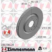 ���� ��������� ! �����. 330x28/38-5x127 Chrysler Voyager V 3.6/2.8CRD 07 Zimmermann 230238420 230238420 ����