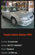 Toyota Camry Gracia. MCV21, 2MZ ����
