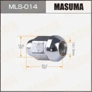 ����� �������� Masuma MLS-014 M12x1.5 ��� ���� 19 �� (�������������) MLS-014 ����