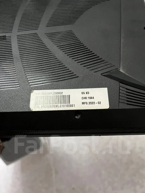 Gigabyte G5. 15.6", 144����, ��� 16 ��, ���� 512���, WiFi: 1, Bluetooth: 1 ����