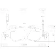 ������� ����. Citroen C5 (01-)/C5 (04-) ����. �����. 150x48 (� �����. � 4 ����. ) (PF 2268) Trialli PF2268 PF2268 ����