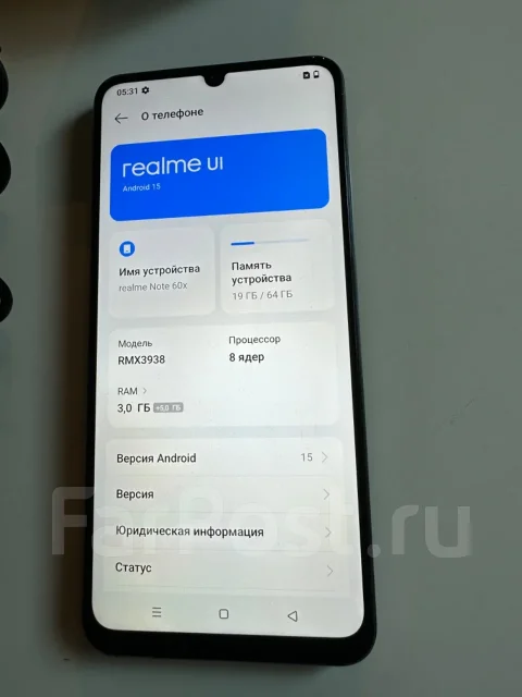 Realme Note 60x. �/�, 64 �� ����
