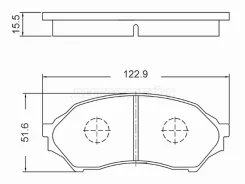 ������� ��������� (�������) Mazda 323 98-03 / Familia 98-04 Baikor BKBR0148, �������� BKBR0148 ����