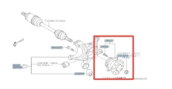 ������� Subaru Impreza 2008 28473FG000 GH8 EJ20X, ������ ����� 28473FG000 ����