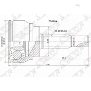 ���� �������� Toyota Corolla/Verso ZZE121/122 3ZZ/4ZZ-FE (Euro) 02-06 SAT TO076A TO076A ����
