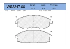 ������� ��������� �������� ����� Hyundai H-1 1997-2007/Hyundai H-1 D 2000-2005/Hyundai H-1 TD 2000-2004/Hyundai Porter 1996-2004/ Jeenice WS224700 WS2...